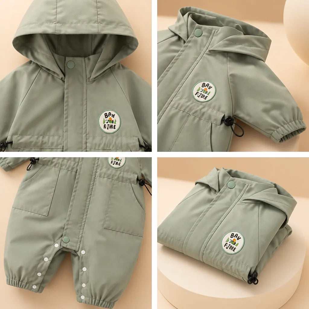 Baby Hooded Outdoor Romper