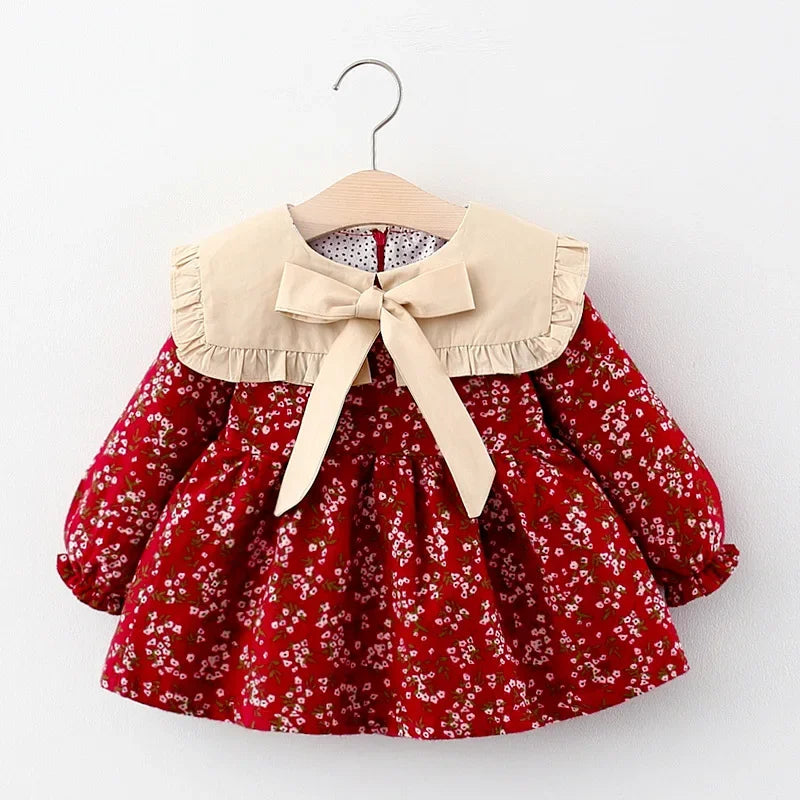 Baby & Toddler Girls Frilled Collar Dress