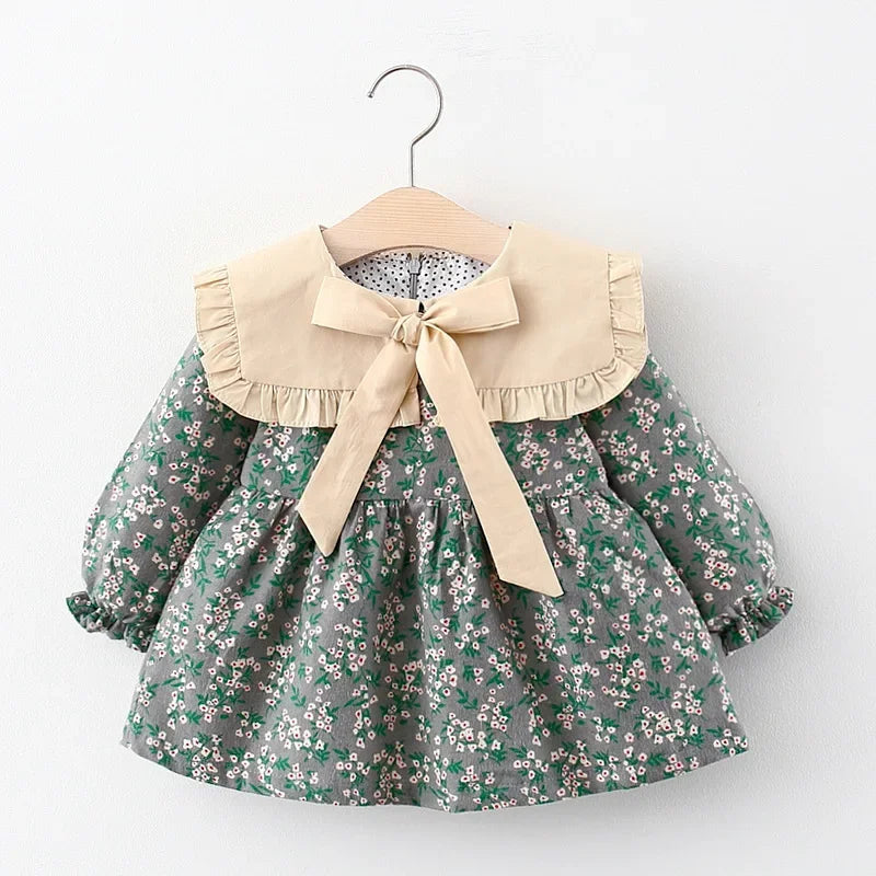 Baby & Toddler Girls Frilled Collar Dress