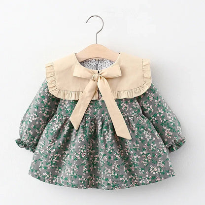 Baby & Toddler Girls Frilled Collar Dress