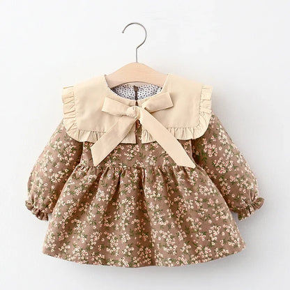 Baby & Toddler Girls Frilled Collar Dress