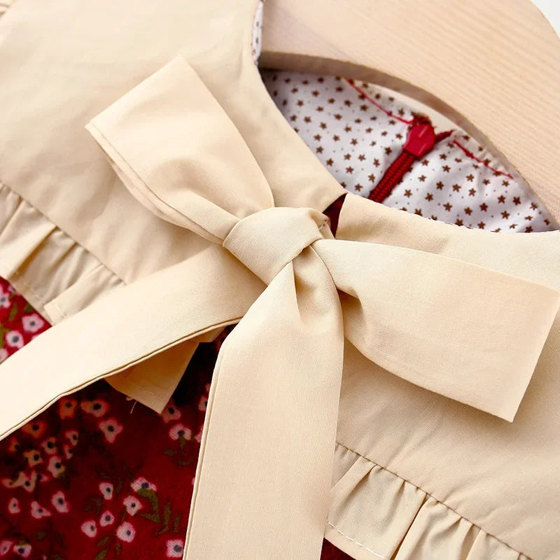 Baby & Toddler Girls Frilled Collar Dress
