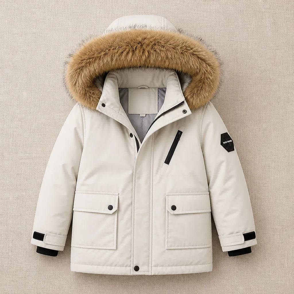 Kids Padded Jacket with Hood