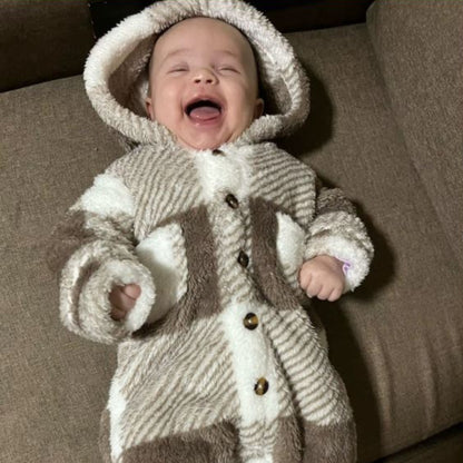 Oat Plaid Onesie