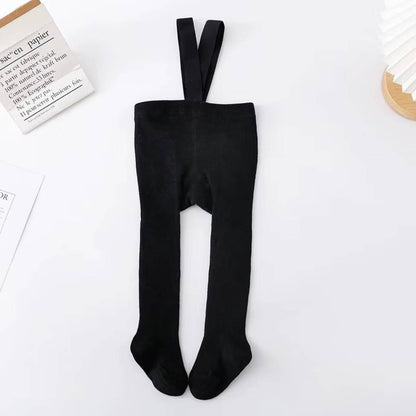 Ribbed Baby Strap Tights – Soft & Cozy Fit