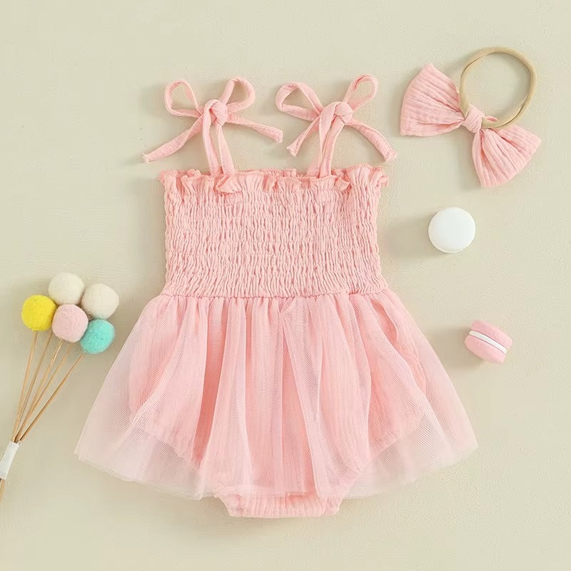 Baby Girl Tutu Romper Dress Set