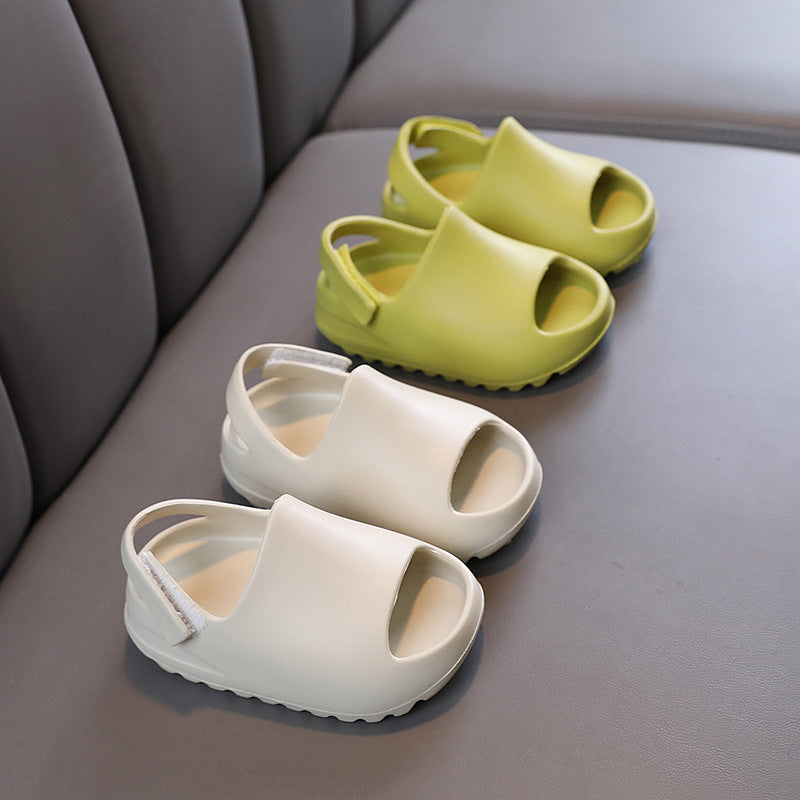 Kids' Summer Slide Sandals – Lightweight Non-Slip Beach Slides