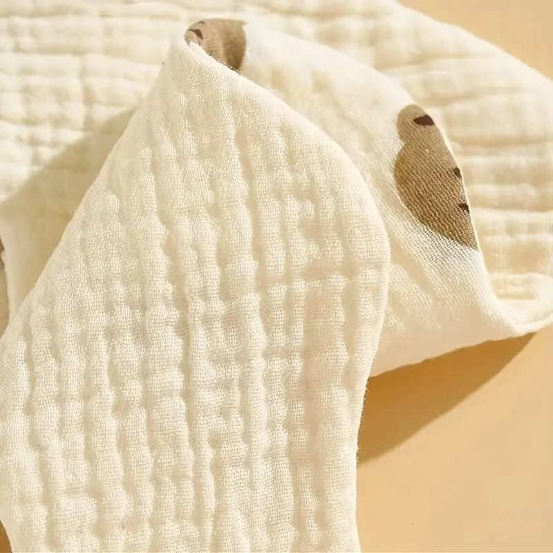 3-Pack Organic Cotton Baby Bib Set – Soft Absorbent Feeding & Drool Bibs