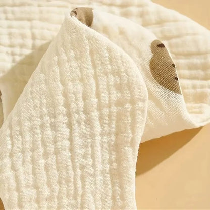 3-Pack Organic Cotton Baby Bib Set – Soft Absorbent Feeding & Drool Bibs