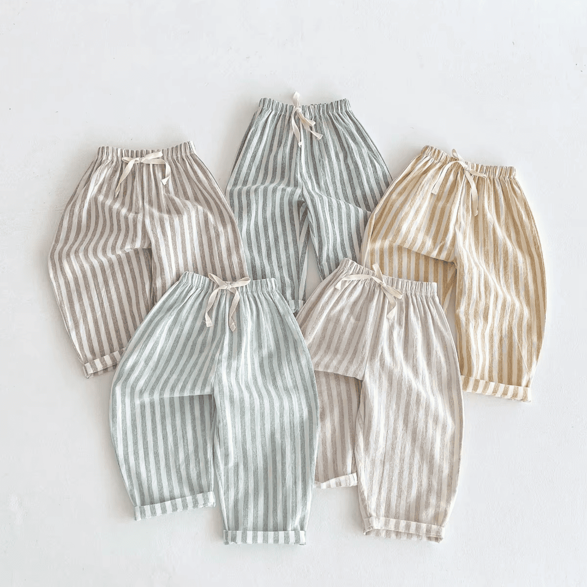 Striped Linen Pants