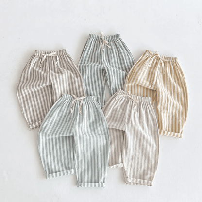 Striped Linen Pants
