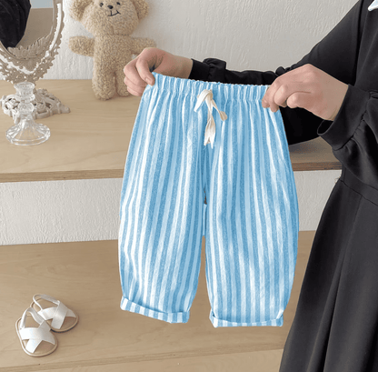 Striped Linen Pants