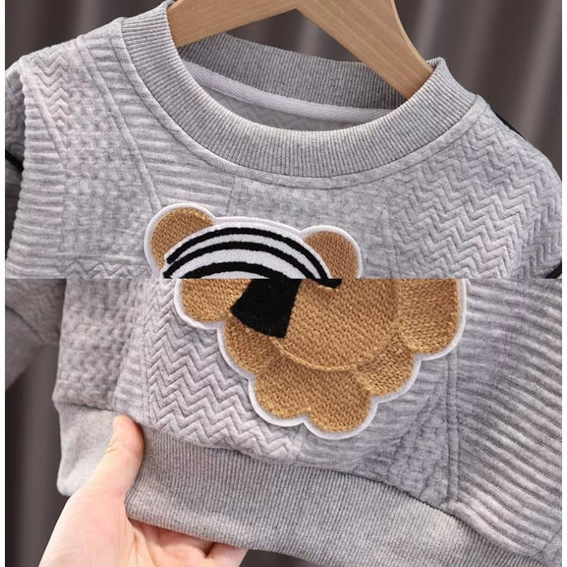 Cute Bear Baby Outfit – Tracksuit set
