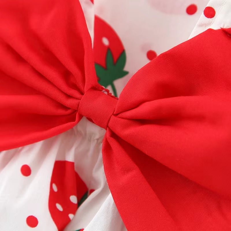 Strawberry Baby Dress & Hat Set – Sweet Summer Outfit