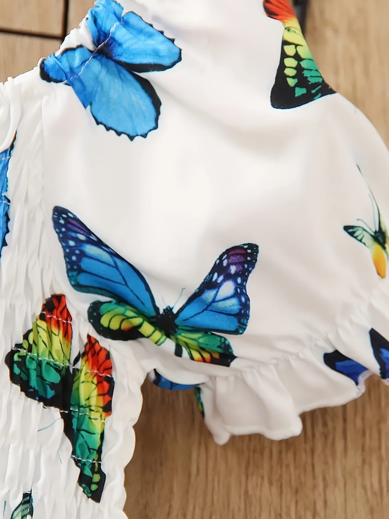 Girls Butterfly Summer Dress