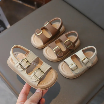 Kids' Summer Sandals – Adjustable Soft Sole Walking Sandals