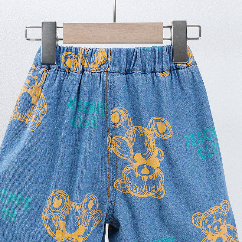 Boys Denim Summer Set