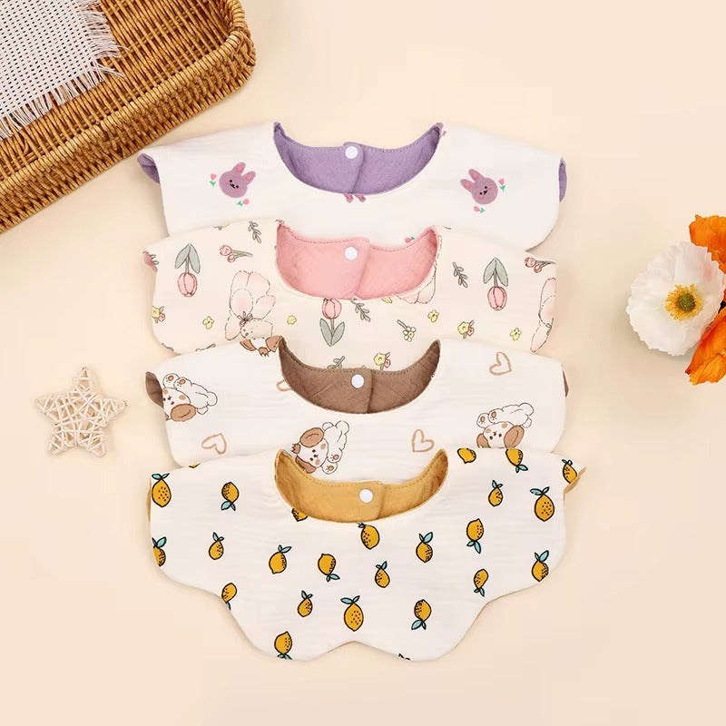 360° Baby Feeding Bib – Soft, Absorbent & Made for Everyday Messes