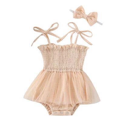 Baby Girl Tutu Romper Dress Set