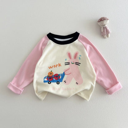 Kids Cartoon Long Sleeve Tee