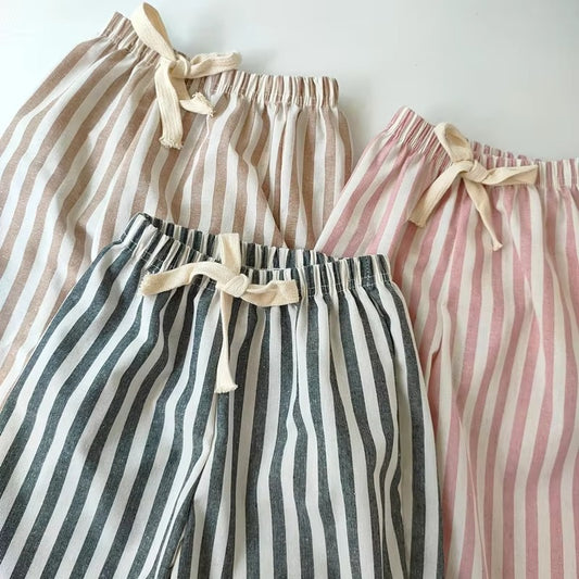 Kids Summer Striped Trousers