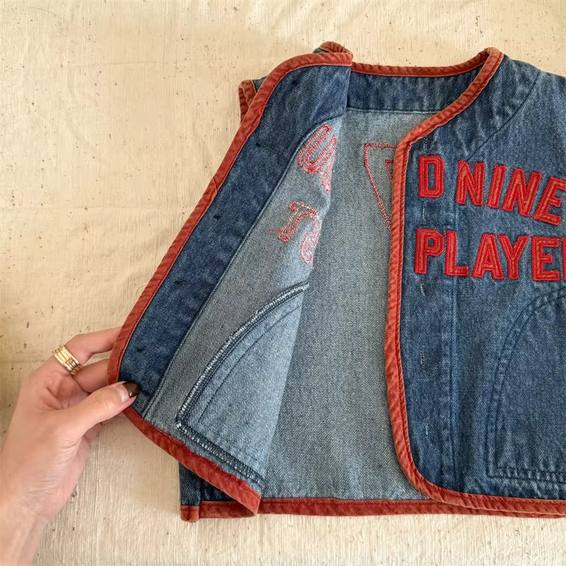 Kids Varsity Style Vest