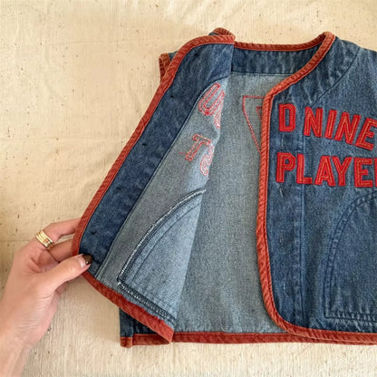 Kids Varsity Style Vest