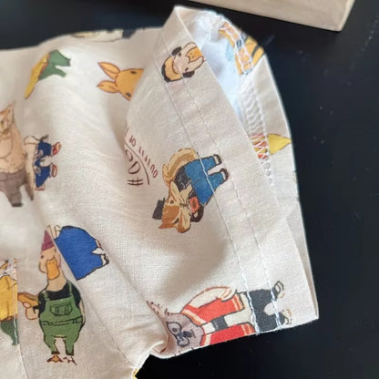 Toddler Boys Cartoon Shirt and Shorts Set