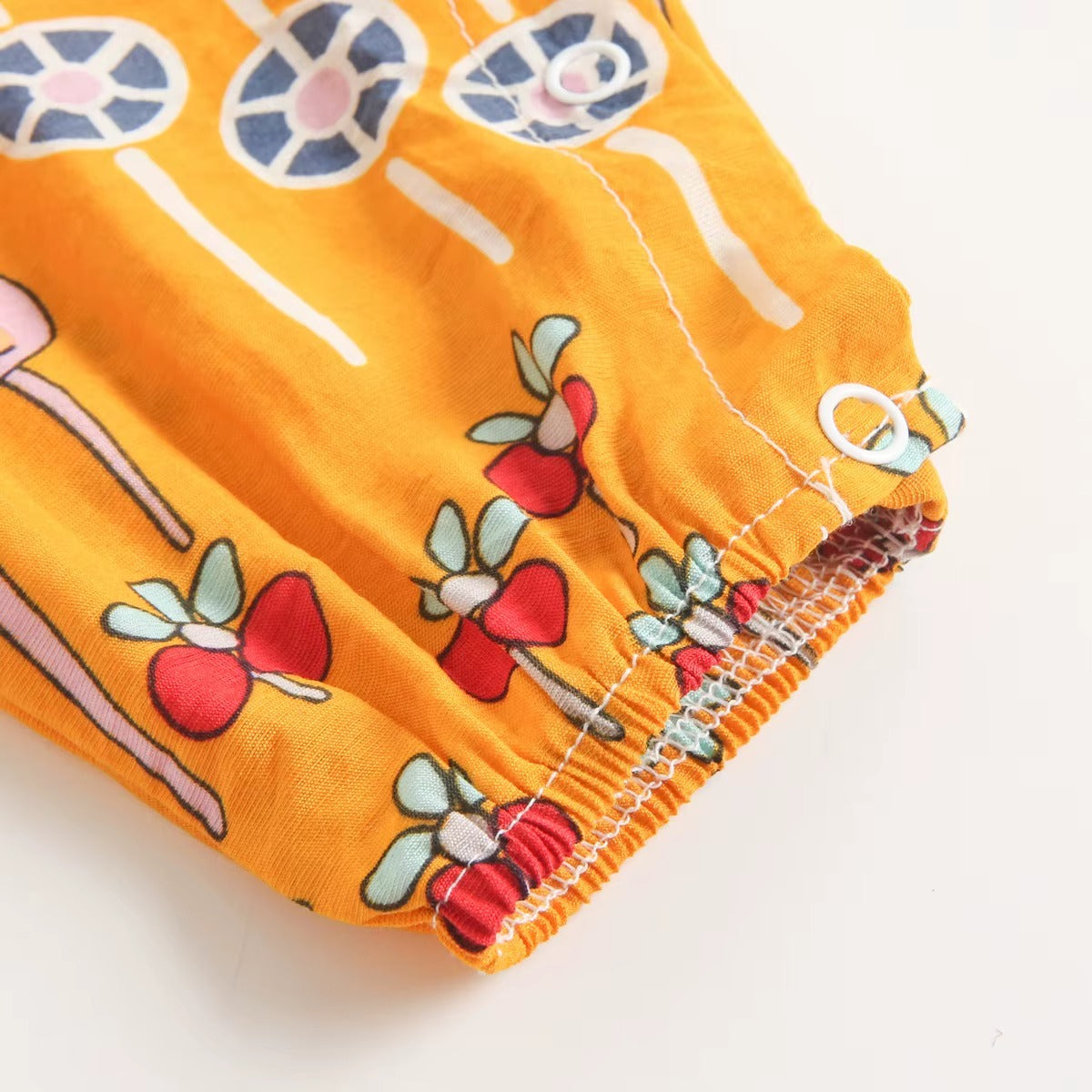 Baby Girl Floral Summer Sleeveless Jumpsuit