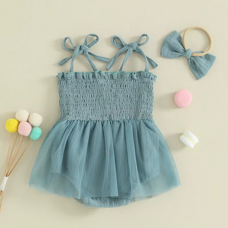 Baby Girl Tutu Romper Dress Set