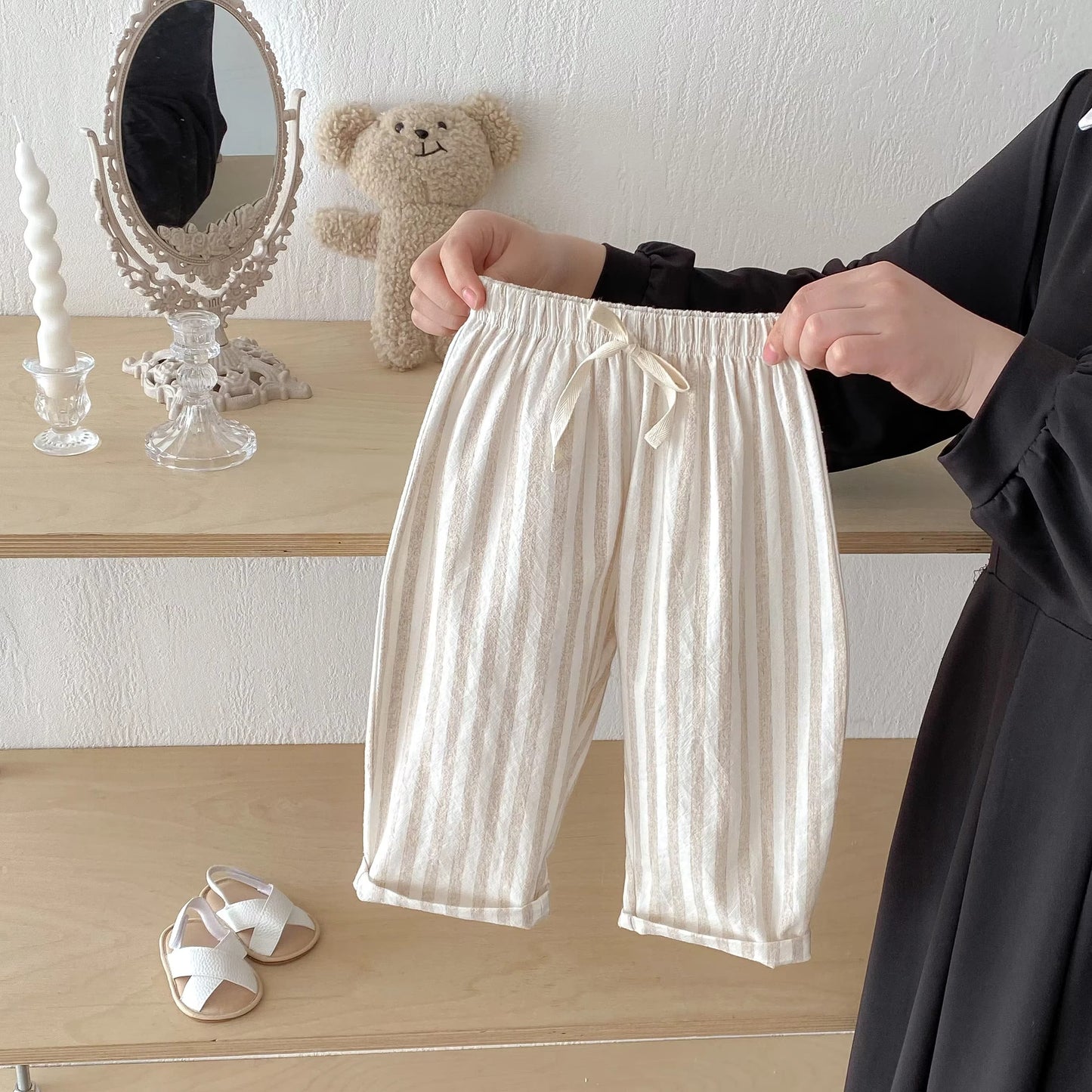 Striped Linen Pants