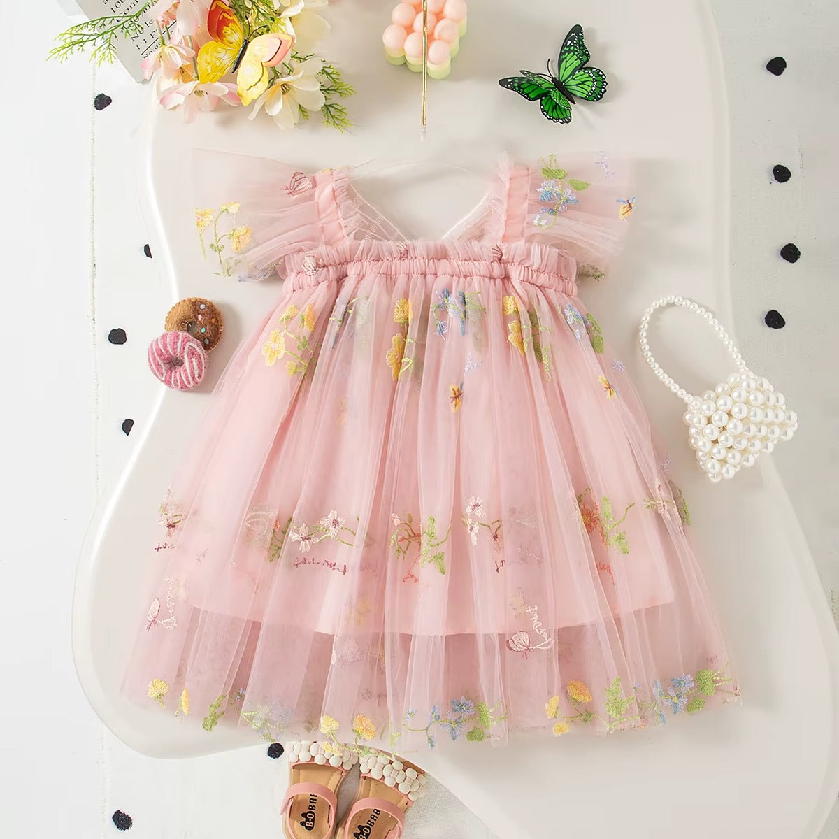 Girls Butterfly Fairy Dress – Elegant, Magical & Made for Special Moments