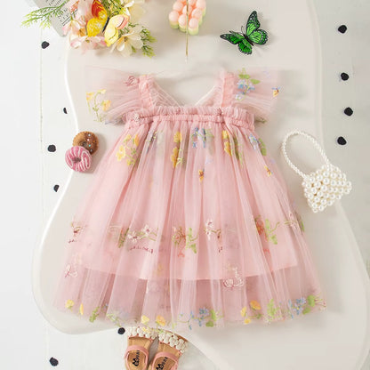 Girls Butterfly Fairy Dress – Elegant, Magical & Made for Special Moments