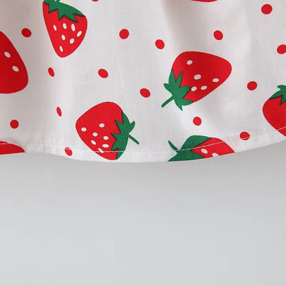 Strawberry Baby Dress & Hat Set – Sweet Summer Outfit