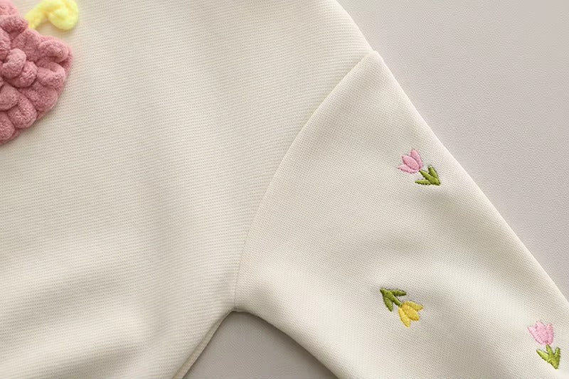 Toddler Girl Flower Sweater & Jeans Set – Cute 2-Piece Outfit