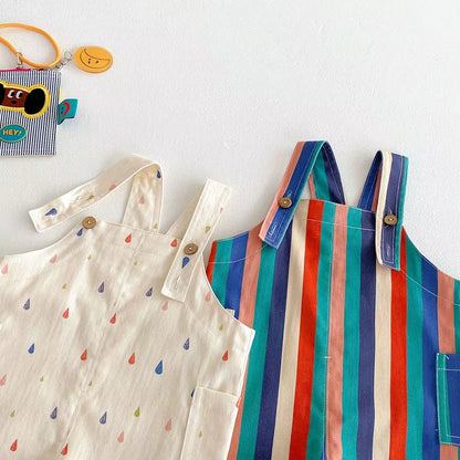 Kids Colorful Summer Overall