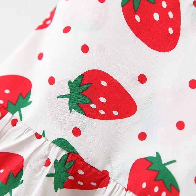 Strawberry Baby Dress & Hat Set – Sweet Summer Outfit