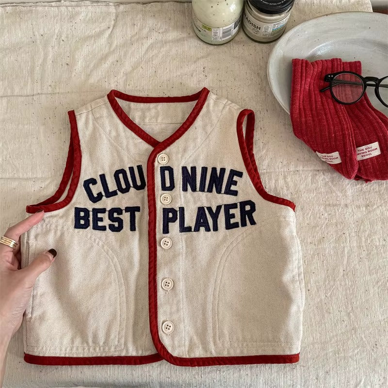 Kids Varsity Style Vest
