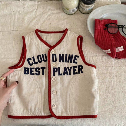 Kids Varsity Style Vest