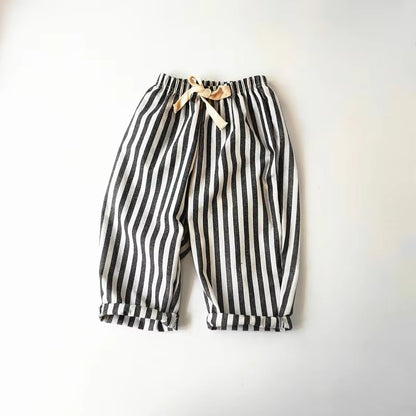Kids Summer Striped Trousers