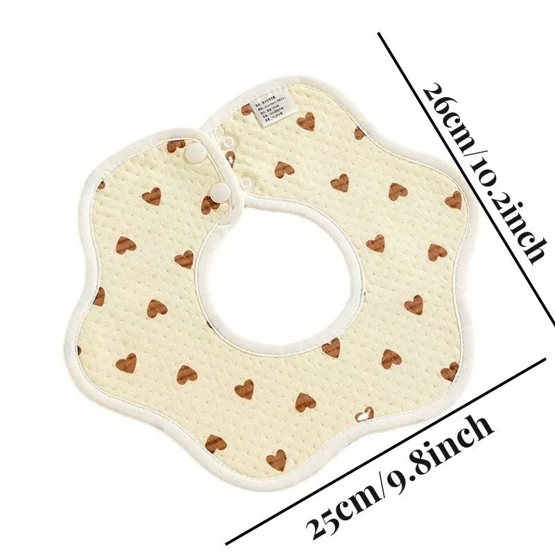 3-Pack Waterproof Baby Bib Set – Soft, Absorbent & Made for Everyday Feeding