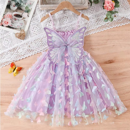 Girls Butterfly Princess Dress – Magical, Twirl-Worthy & Made to Shine