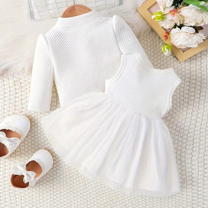 Baby Girl Floral Princess Dress Set