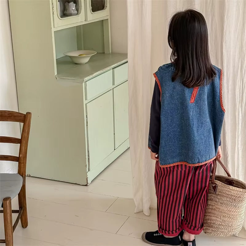 Kids Varsity Style Vest