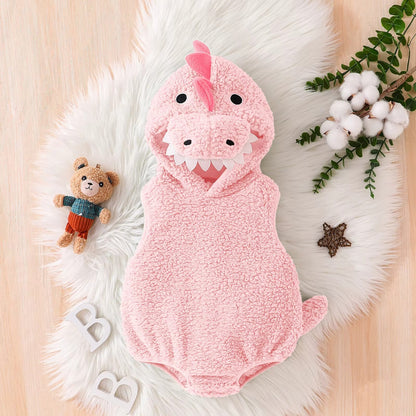 Baby Plush Dinosaur Romper