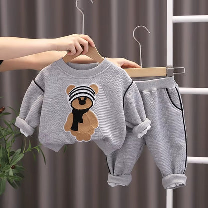 Cute Bear Baby Outfit – Tracksuit set