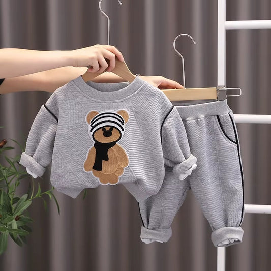 Cute Bear Baby Outfit – Tracksuit set