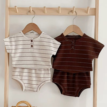 Baby Ribbed Summer Set