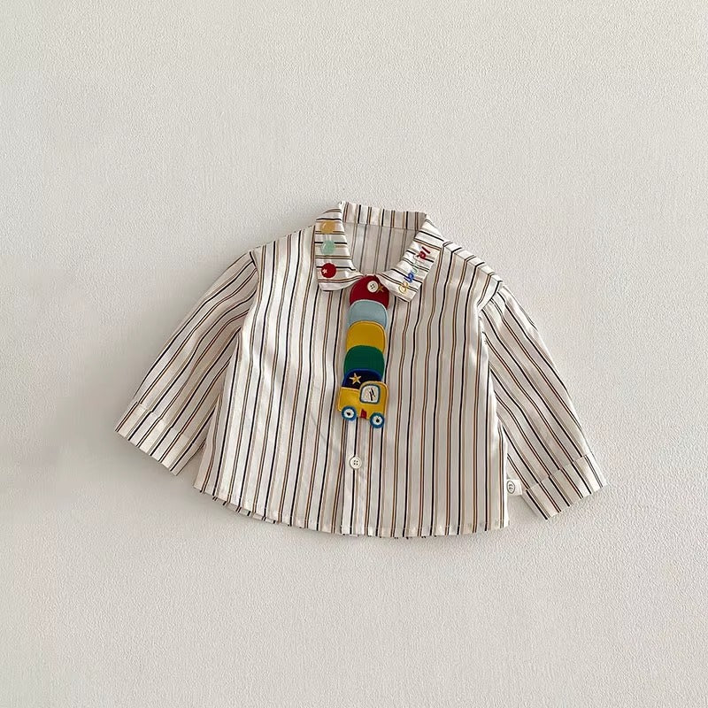Kids Cartoon Car Shirt & Bottoms