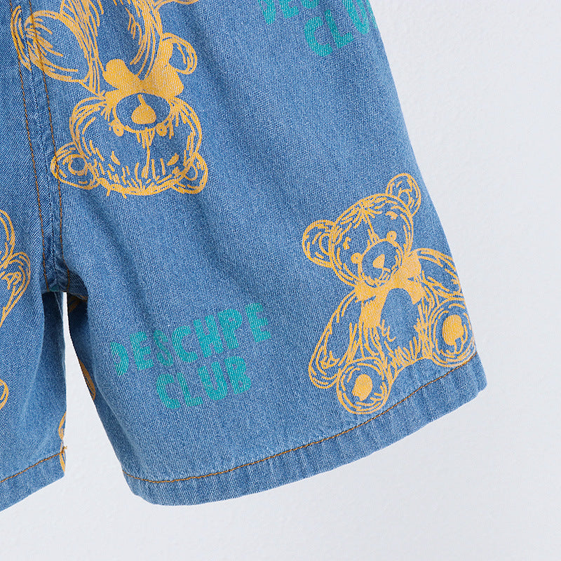 Boys Denim Summer Set